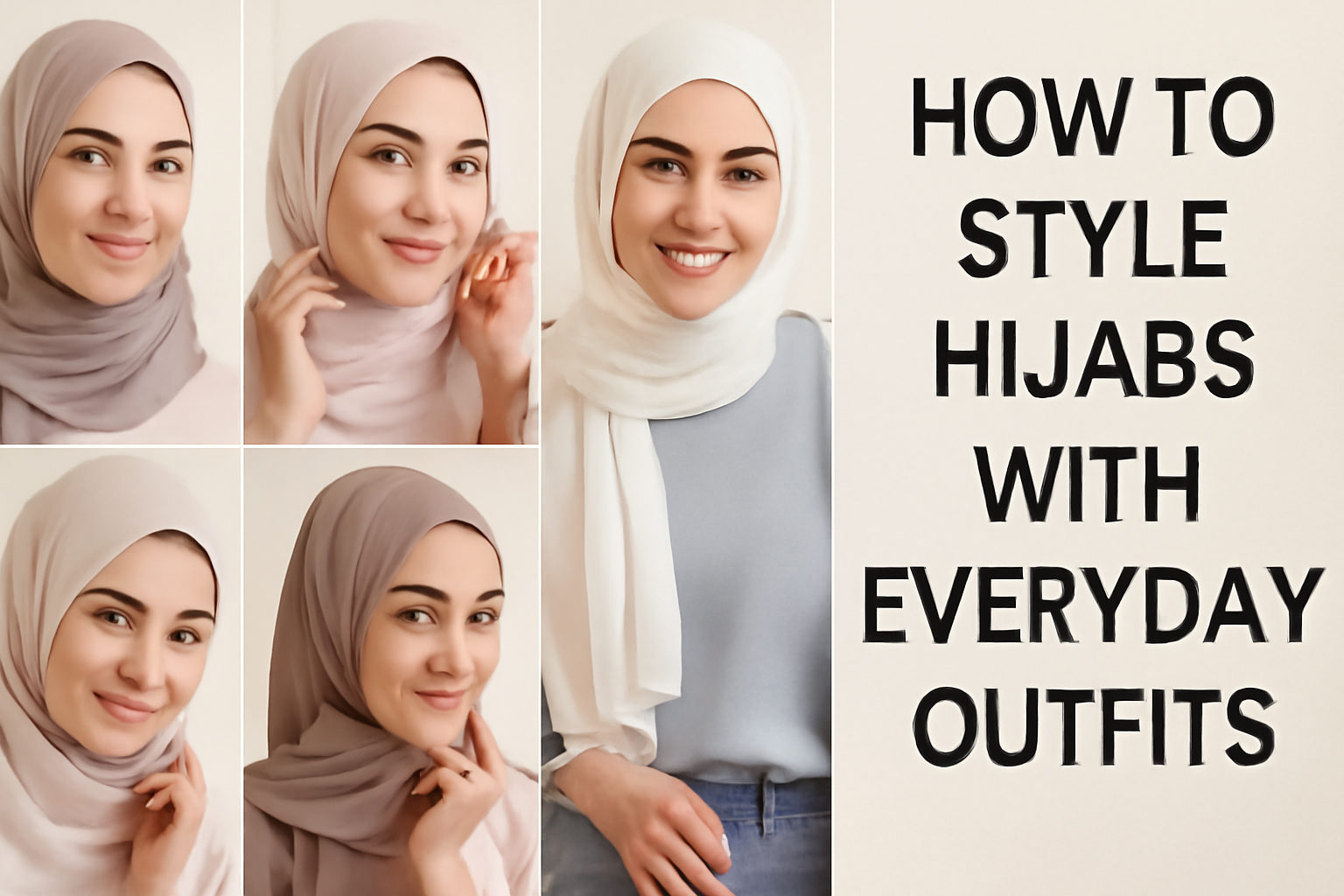 How to Style Hijabs with Everyday Outfits