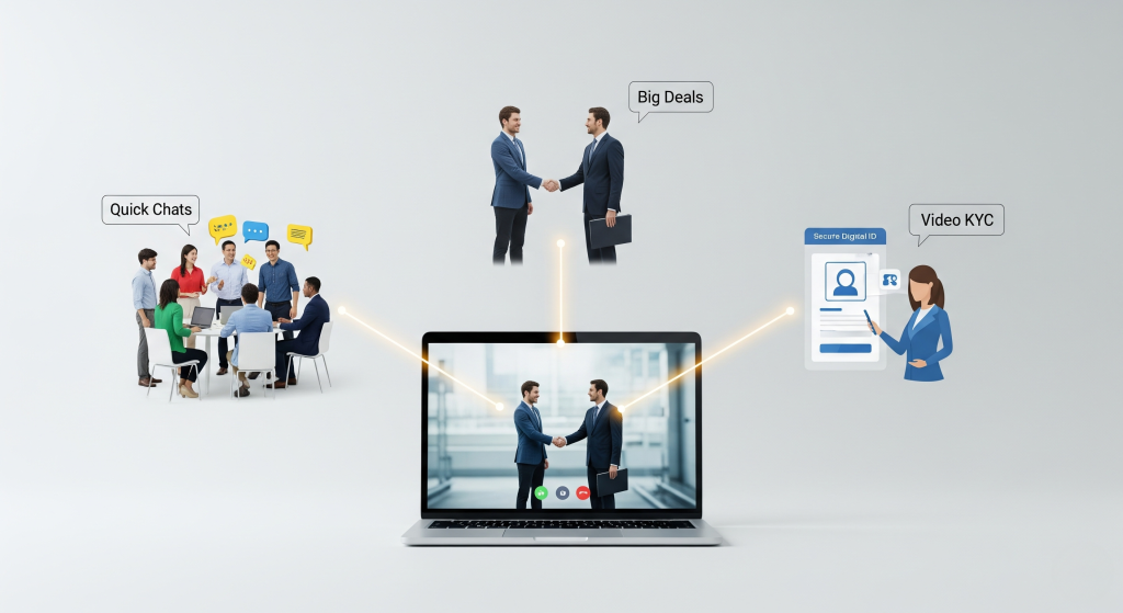 From Quick Chats to Big Deals – One Video Platform for Every Conversation
