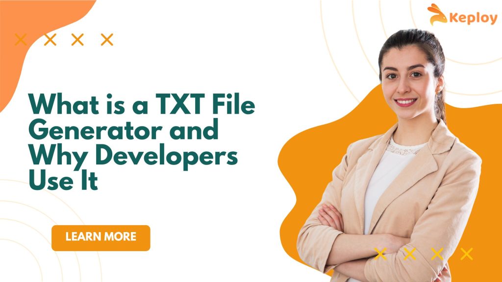 What is a TXT File Generator and Why Developers Use It