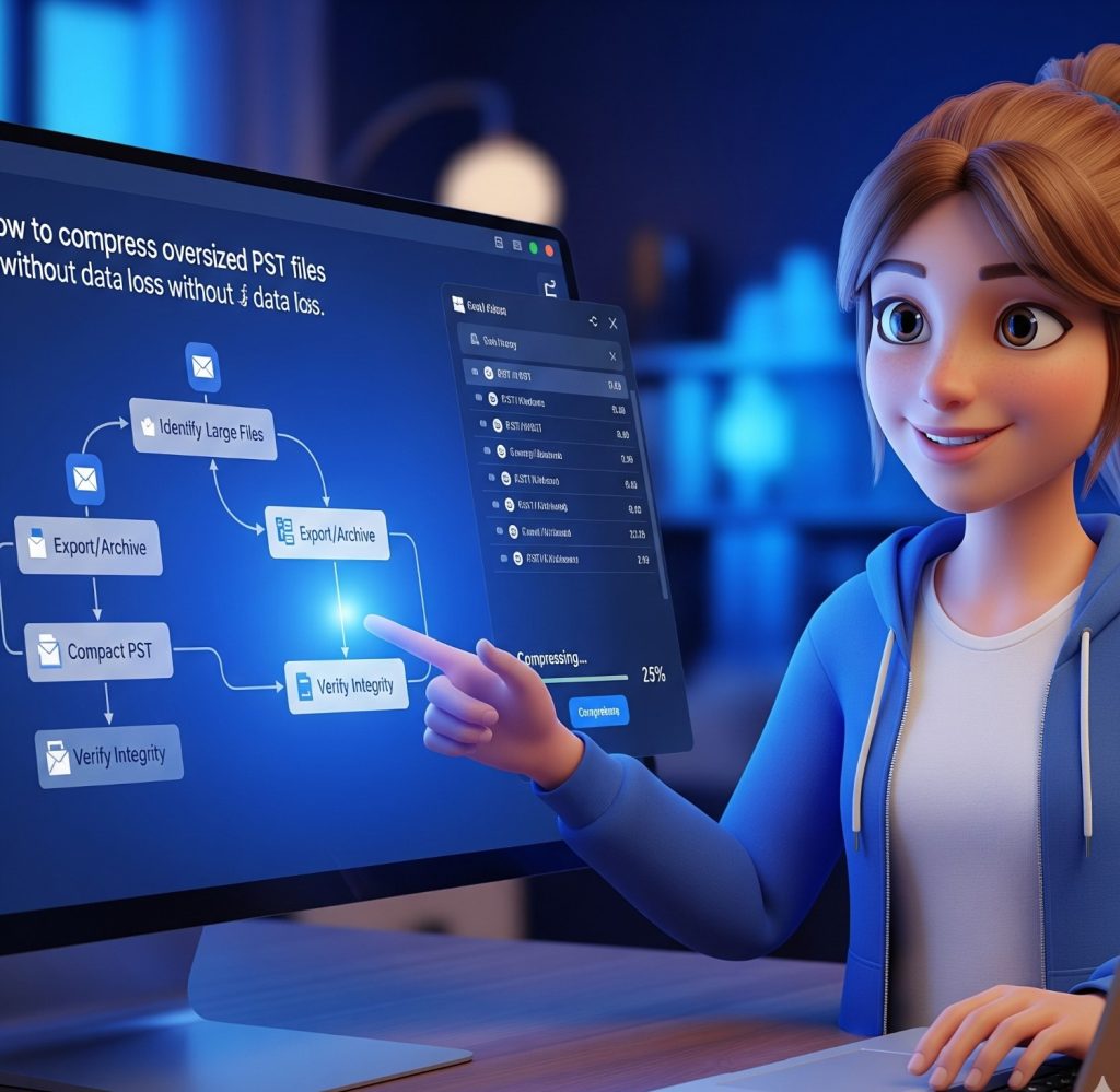 How to Compress Oversized PST Files Without Data Loss