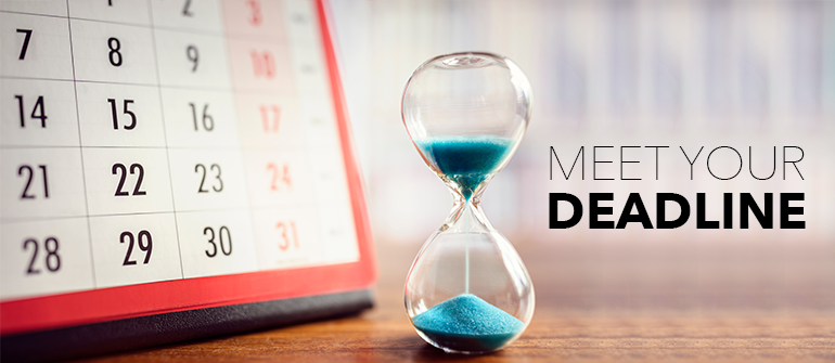 Meeting Tight Deadlines Without Any Stress 